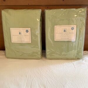 Pottery Barn Kids Brushed Twill Curtains - 2 Panels